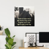 Poster Gedicht zum Beten von Ladee Basset (Heimbüro)