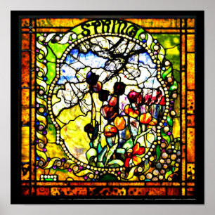 Poster-gekettetes Glas-Louis Tiffany 101 Poster