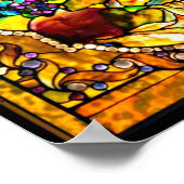 Poster-gekettetes Glas-Louis Tiffany 102 Poster (Ecke)