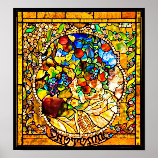 Poster-gekettetes Glas-Louis Tiffany 102 Poster (Vorne)