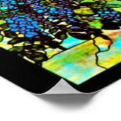 Poster-gekettetes Glas-Louis Tiffany 103 Poster (Ecke)