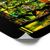 Poster-gekettetes Glas-Louis Tiffany 104 Poster (Ecke)