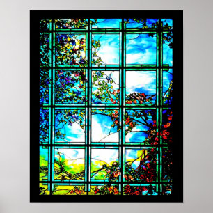 Poster-gekettetes Glas-Louis Tiffany 114 Poster