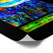 Poster-gekettetes Glas-Louis Tiffany 115 Poster (Ecke)