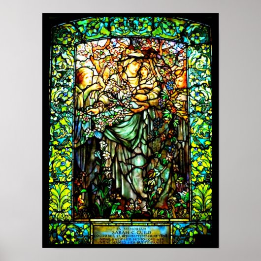 Poster-gekettetes Glas-Louis Tiffany 116 Poster (Vorne)