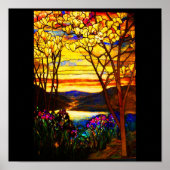 Poster-gekettetes Glas - Tiffany 8 Poster (Vorne)