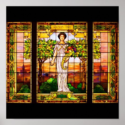 Poster-gekettetes Glas - Tiffany 9 Poster (Vorne)