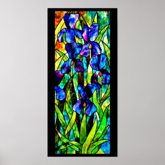 Poster-gekettetes Glass-Louis Tiffany 107 Poster (Vorne)