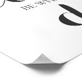 Poster - Gelassen, Liebe, Do (Ecke)