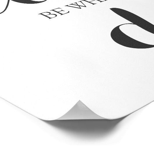 Poster - Gelassen, Liebe, Do (Ecke)