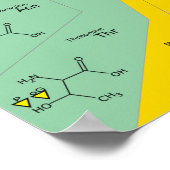 Poster GeneticCode Aminosäuren-Codons (Ecke)