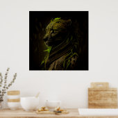 Poster Gepard (Küche)