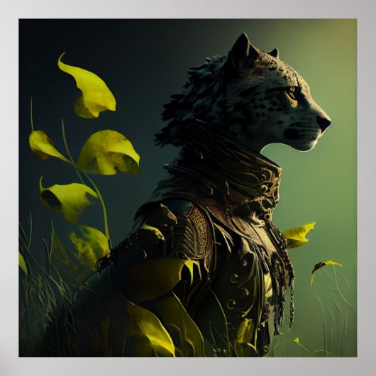 Poster Gepard (Vorne)