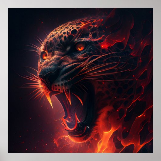 Poster Gepard (Vorne)
