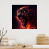 Poster Gepard (Küche)