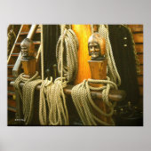 Poster - geschnitzte Holzkappen (Vorne)