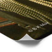 Poster - geschnitzte Holzkappen (Ecke)