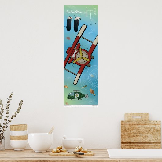 Poster - Geschrieben im Himmel (Küche)