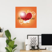 Poster - Gesegnet sind die reinen in Herz Matthew (Heimbüro)