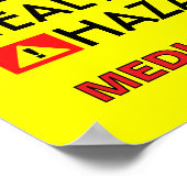 Poster Gesundheitsgefahr™ (Ecke)