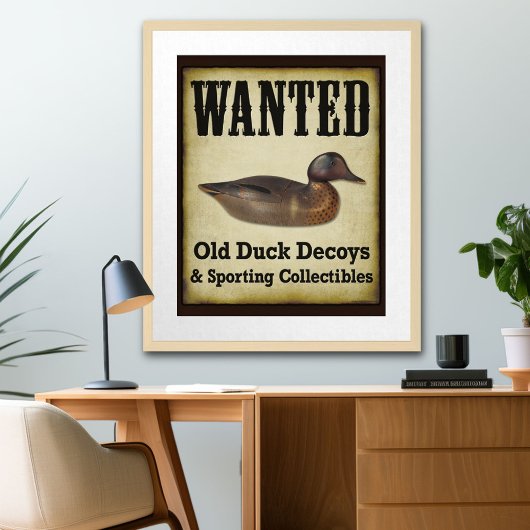 POSTER: Gewollt - Enten-Decoys Poster