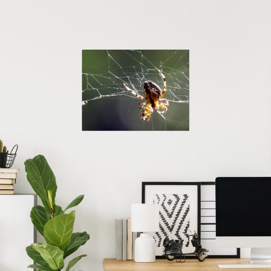 Poster - Gezänktes Web (Heimbüro)