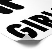 Poster-Girls Rule Poster (Ecke)