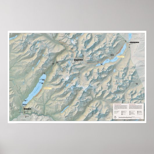 Poster Glacier Going-to-the-Sun Road (Montana) (Vorne)