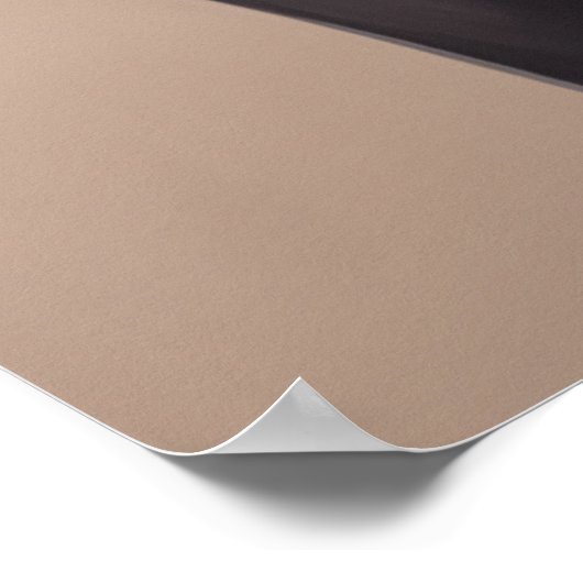 Poster Glamour Mode Model Black Bow (Ecke)