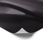 Poster Glamour Mode Model Black Bow (Ecke)