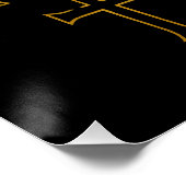 Poster glänzend Hard Rock Metal (Ecke)