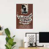 Poster Glasgow Subway 1896 - 1976, Schottland Druc (Heimbüro)