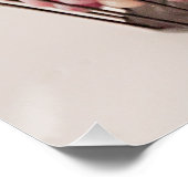 Poster Glossy Basket Wein und Trauben (Ecke)