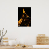 Poster Golden Eiffel (Küche)