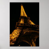 Poster Golden Eiffel (Vorne)