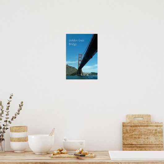 Poster - Golden Gate Bridge (Küche)