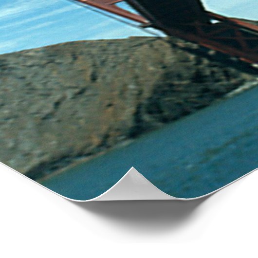 Poster - Golden Gate Bridge (Ecke)