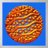 Poster Golden Waves (Vorne)