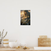 Poster 'Goldene Wasser der Erdenmutter' (Küche)