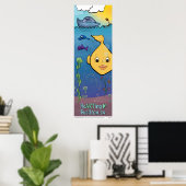 Poster - Goldie Fish - Buellton.Art (Heimbüro)