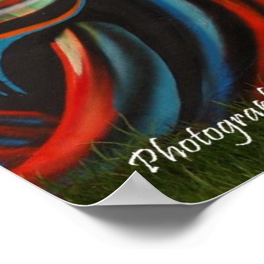 Poster: Graffiti Eyes Poster (Ecke)