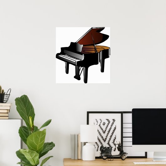 Poster Grand Piano (Heimbüro)