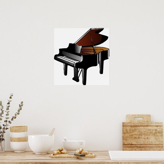 Poster Grand Piano (Küche)