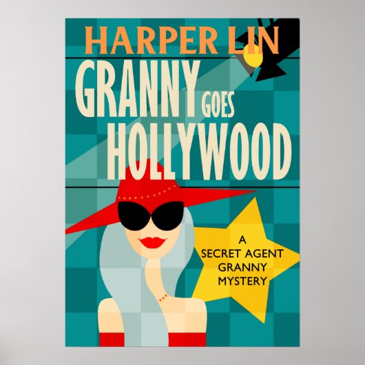 POSTER Granny Goes Hollywood von Harper Lin Book (Vorne)