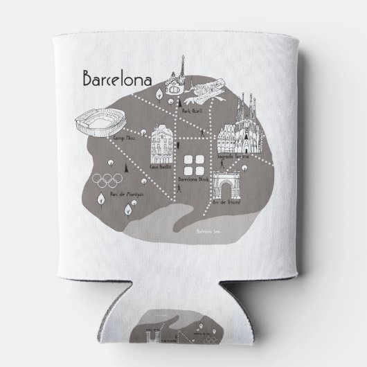 Poster grau dosenkühler (Rückseite)