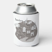 Poster grau dosenkühler (Kanne Rückseite)