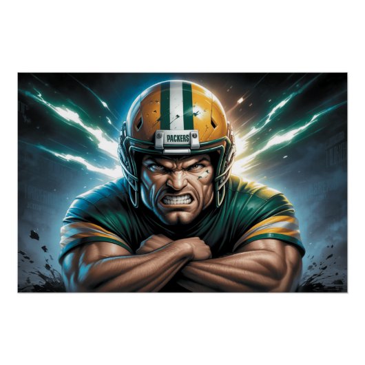 Poster Green Bay Packers 9 (Vorderseite)