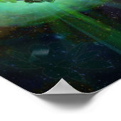 Poster "Green Tara" (Ecke)