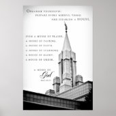 Poster - Großer Utah LDS Temple (Vorne)