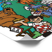 Poster "Growing up in Mandan" (Ecke)